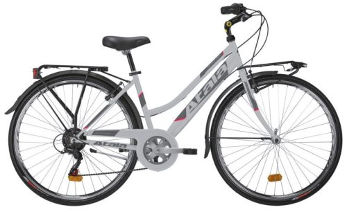 9599CB-WN Atala® city bike, alumínium váz, 6 sebességes Shimano® váltó, V-Brake® fék, 28" alumínium kerekek, szürke - Beta - 095990024