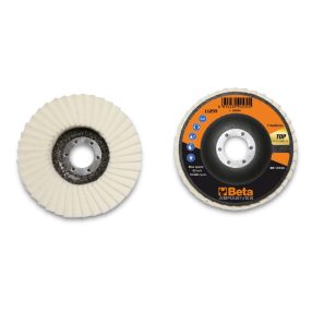 11259 115 Filc csiszolótárcsák, üvegszál csiszolótalp, egylamellás kivitel - Beta - 112590115   11259 115 Filc csiszolótárcsák, üvegszál csiszolótalp, egylamellás kivitel - Beta - 112590115