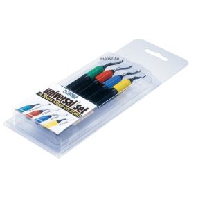 Univerzális sorjázó készlet 4db műanyag markolattal, 1-1db S10-S20-S100-S150 pengével - Noga EO2100   Univerzális sorjázó készlet 4db műanyag markolattal, 1-1db S10-S20-S100-S150 pengével - Noga EO2100