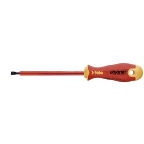 Felo Ergonic szigetelt lapos csavarhúzók (1000V) - 413-as széria Felo Ergonic szigetelt lapos csavarhúzók (1000V) - 413-as széria