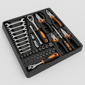 Hőformált tálcás szerszámkészletek