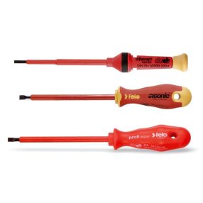 Szigetelt lapos csavarhúzók (VDE AC1000V)