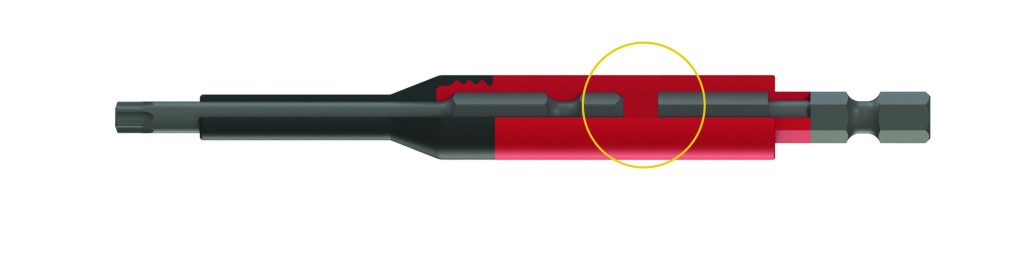 PZ1x125mm VDE szigetelt Pozidriv csavarhúzó bit E6,3 1/4 (1000V IEC60900) - Felo - 03101590