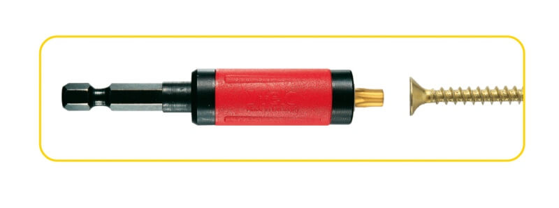 1/4x70mm FeloStar dupla mágneses bittartó / bit befogó E 6,3 1/4 - Felo - 03816594