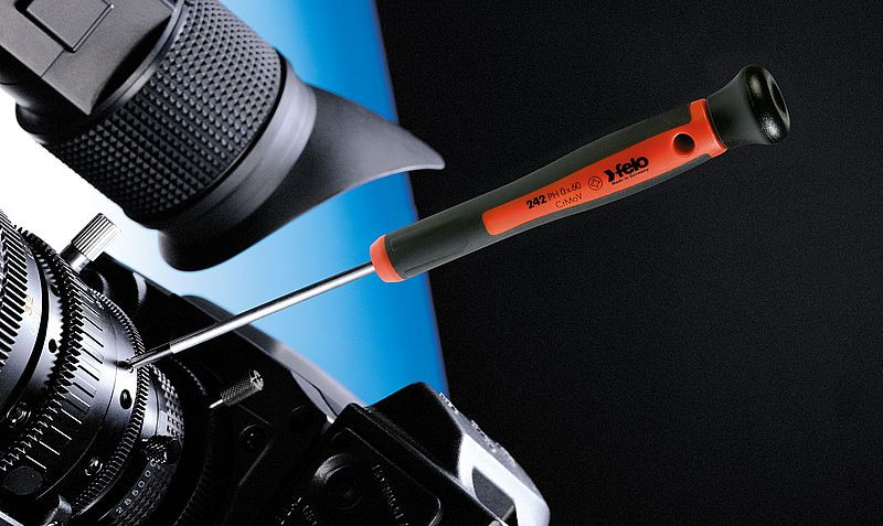 PH0x60mm Phillips precíziós műszerész csillagcsavarhúzó forgósapkás 2K markolat - Felo - 24200150