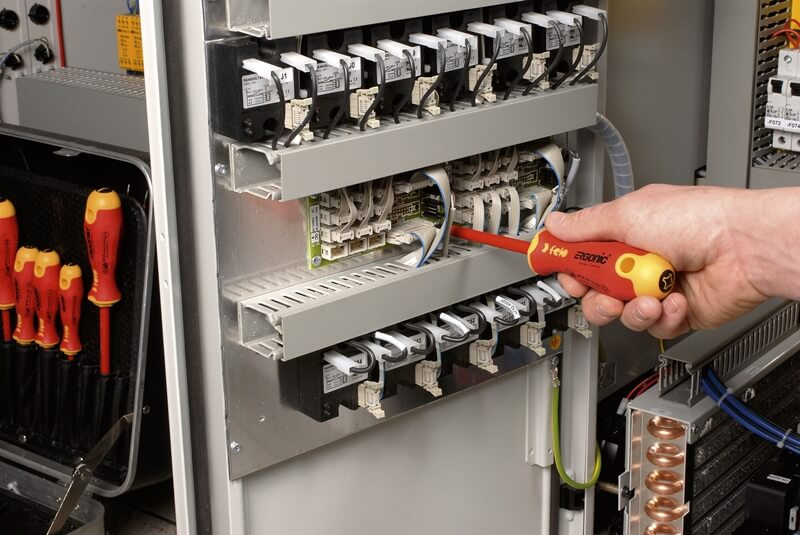2,5x0,4x75mm Ergonic szigetelt lapos csavarhúzó háromkomponensű markolattal - Felo - 41302590