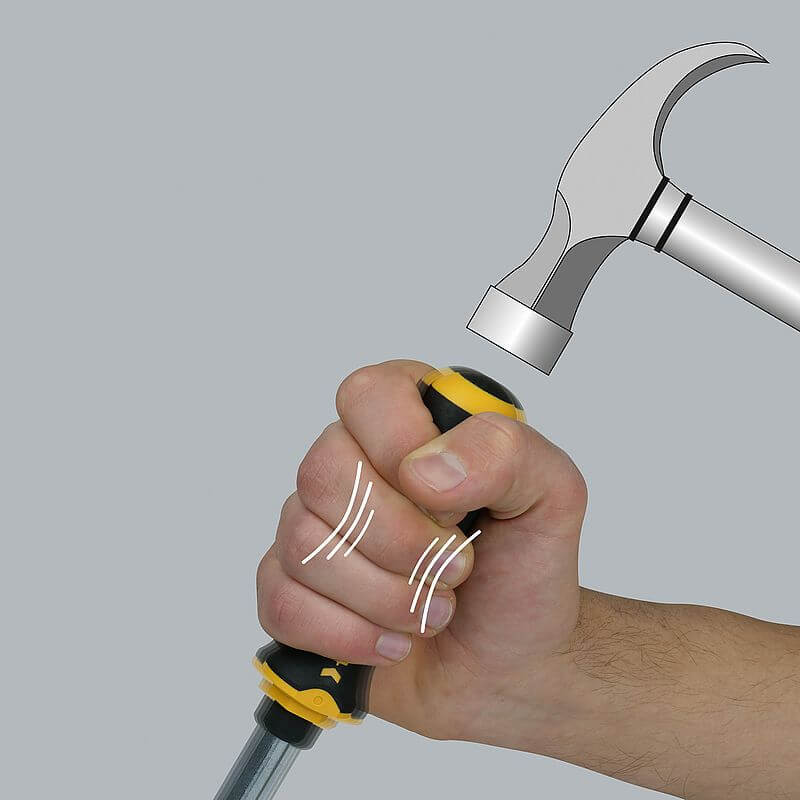 10x1,6x180mm Ergonic gépi üthető lapos csavarhúzó 3K ergonomikus markolattal - Felo - 45010040 10x1,6x180mm Ergonic gépi üthető lapos csavarhúzó 3K ergonomikus markolattal - Felo - 45010040