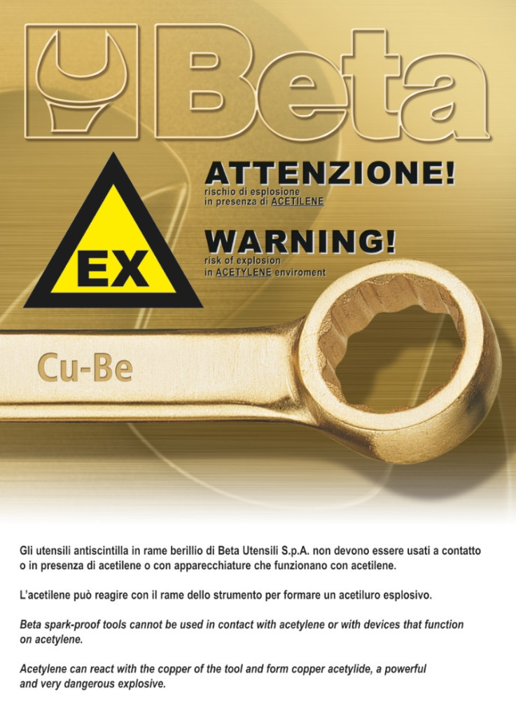 90BA 6X7 Hajlított csillagkulcs, szikramentes - Beta - 000900801 90BA 6X7 Hajlított csillagkulcs, szikramentes - Beta - 000900801