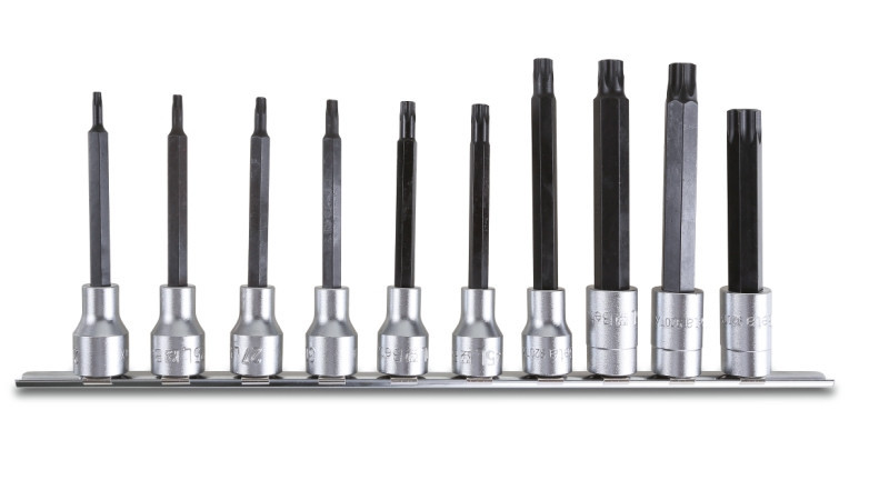 920TX-L/SB10 10 darabból álló hosszú hatszögű külső Dugókulcs készlet (920TX/L cikk.) Torx® csavarokhoz tartóban - Beta - 009200545 920TX-L/SB10 10 darabból álló hosszú hatszögű külső Dugókulcs készlet (920TX/L cikk.) Torx® csavarokhoz tartóban - Beta - 009200545