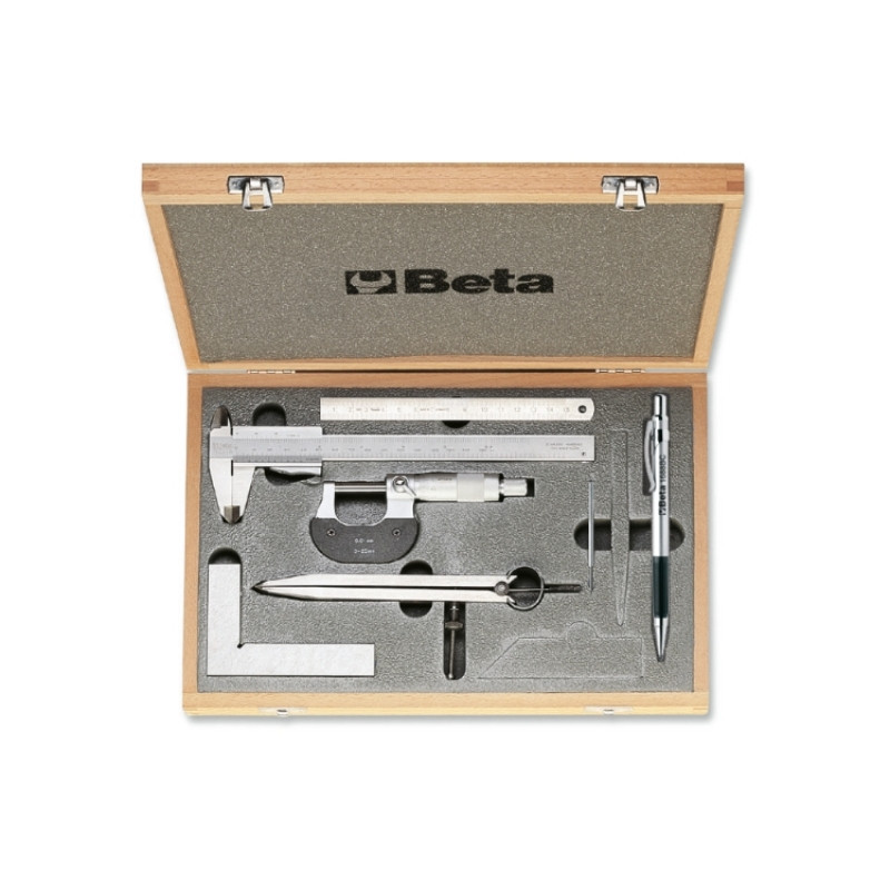 1685/C7 7 részes szerszámkészlet méréshez és jelöléshez kofferban - Beta - 016850110 1685/C7 7 részes szerszámkészlet méréshez és jelöléshez kofferban - Beta - 016850110