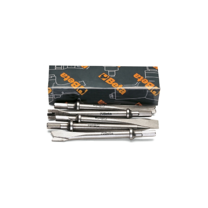 1940/S5 1940 S/5-set 5 chisels for air hammers - Beta - 019400030 1940/S5 1940 S/5-set 5 chisels for air hammers - Beta - 019400030