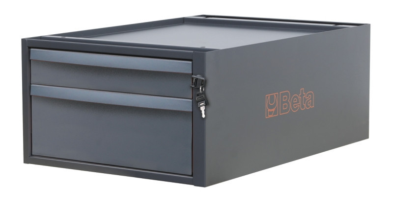 C58CS/O 2C 2 fiókos, 257 mm magas szerszámtároló a C58BC moduláris munkapadokhoz - Beta - 058000672 C58CS/O 2C 2 fiókos, 257 mm magas szerszámtároló a C58BC moduláris munkapadokhoz - Beta - 058000672