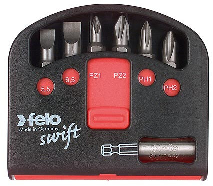 Lapos-PZ-PH Swift bit készlet C 6,3x25mm - Felo - 02060111