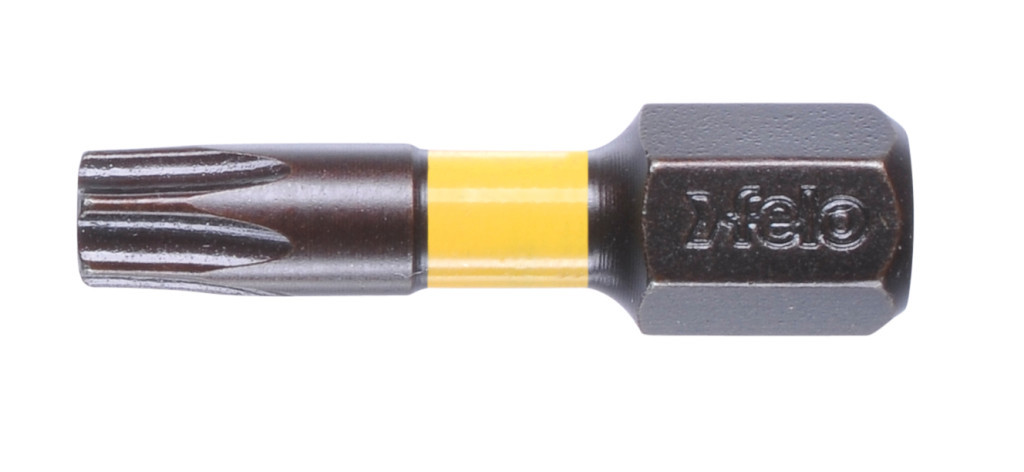 T15x25mm IMPACT Torx bit / bithegy C 6,3 1/4 - Felo - 02615040