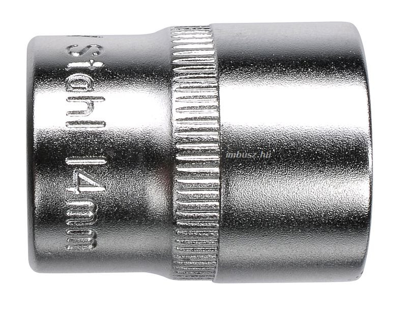 13x25mm hatlapú dugókulcs fej/dugófej 1/4 négyszög befogású (Cr-V) - Felo - 09613010