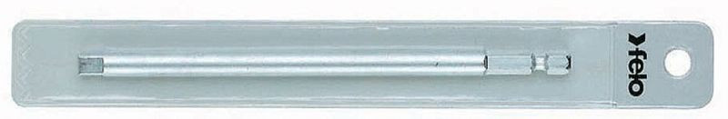 1/4x150mm dugókulcs-bit toldó átalakító adapter E 6,3 1/4 bitbefogással - Felo - 09715014