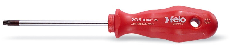 T9 Torx csavarhúzó egykomponensű ergonomikus műanyag markolattal - Felo - 20809390 T9 Torx csavarhúzó egykomponensű ergonomikus műanyag markolattal - Felo - 20809390
