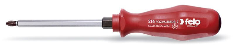 PZ3x150mm gépi Pozidriv csillagcsavarhúzó egykomponensű ergonomikus műanyag markolattal - Felo - 21630590