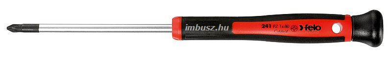 PZ1x60mm Pozidriv precíziós műszerész csillagcsavarhúzó forgósapkás 2K markolat - Felo - 24110250