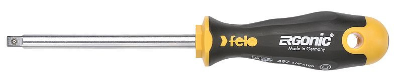 1/4x100mm Ergonic csavarhúzó dugókulcshoz/dugófejhez 3K markolattal - Felo - 49711040