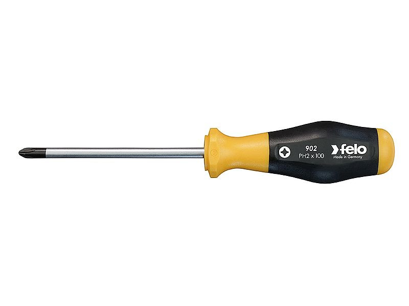 PH3x150mm No.9 Phillips csillagcsavarhúzó kétkomponensű ergonomikus műanyag markolattal - Felo - 90230510