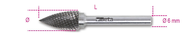 426MD/F12 Süllyesztő maró, keményfém - Beta - 004260524