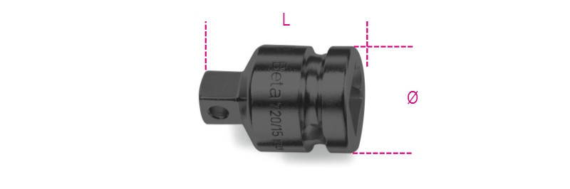729/15 Szűkítő közbetét, 1"-3/4", foszfátozott - Beta - 007290810
