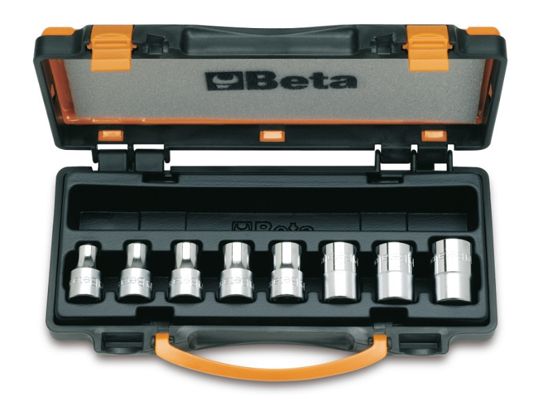 920FTX/C8 8 részes Dugókulcs szerszám készlet Torx®-csavarokhoz (920FTX cikk) kofferban - Beta - 009200391
