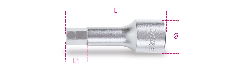 920ME 5 1/2"-os imbusz-Dugókulcs, krómozott - Beta - 009200505