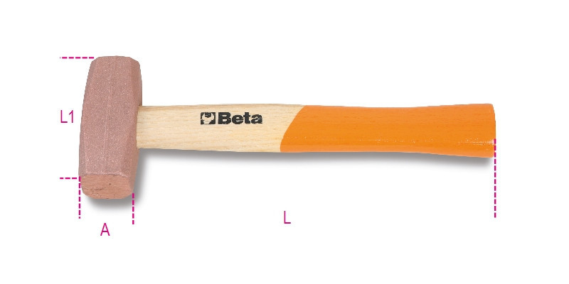 1385 600 Bronzkalapács, fanyéllel - Beta - 013850406