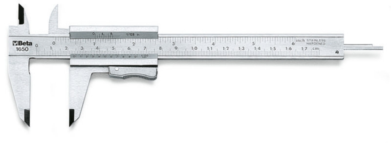 1650 200 Tolómérő acélból, tokban, pontosság 0.05 mm - Beta - 016500002