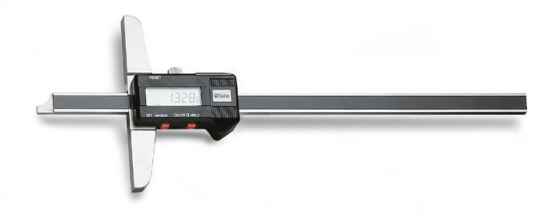 1657DGT/2 Digitális mélységmérő rozsdamentes acélból, fadobozban, pontosság: 0.01 mm - Beta - 016570002