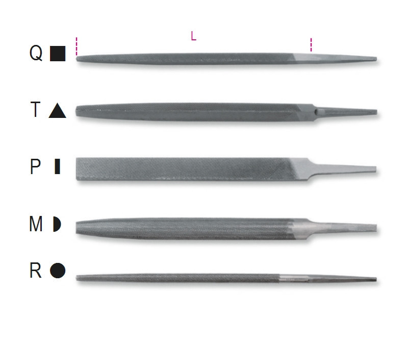 1718D10/Q Szögletes nagyoló reszelő markolat nélkül - Beta - 017180141