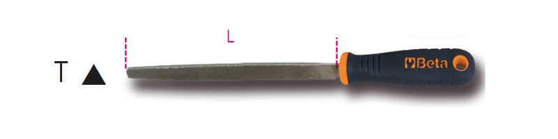 1719BMD8/T Háromszög nagyoló reszelő markolattal - Beta - 017190223