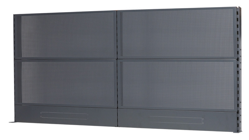 C58K/4PF-2,1M 4 db perforált szerszámtartó panel kerettel a C58BC moduláris munkapadokhoz, 2,1 m széles - Beta - 058000814
